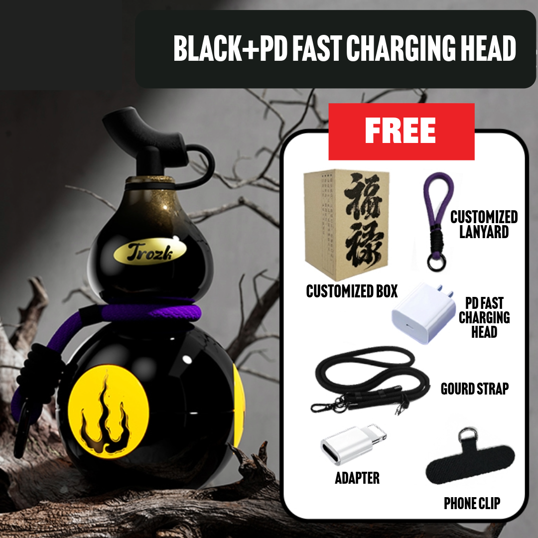 Asian Gourd Series:Gourd Power Bank with Built-in Cable Aoao Toys