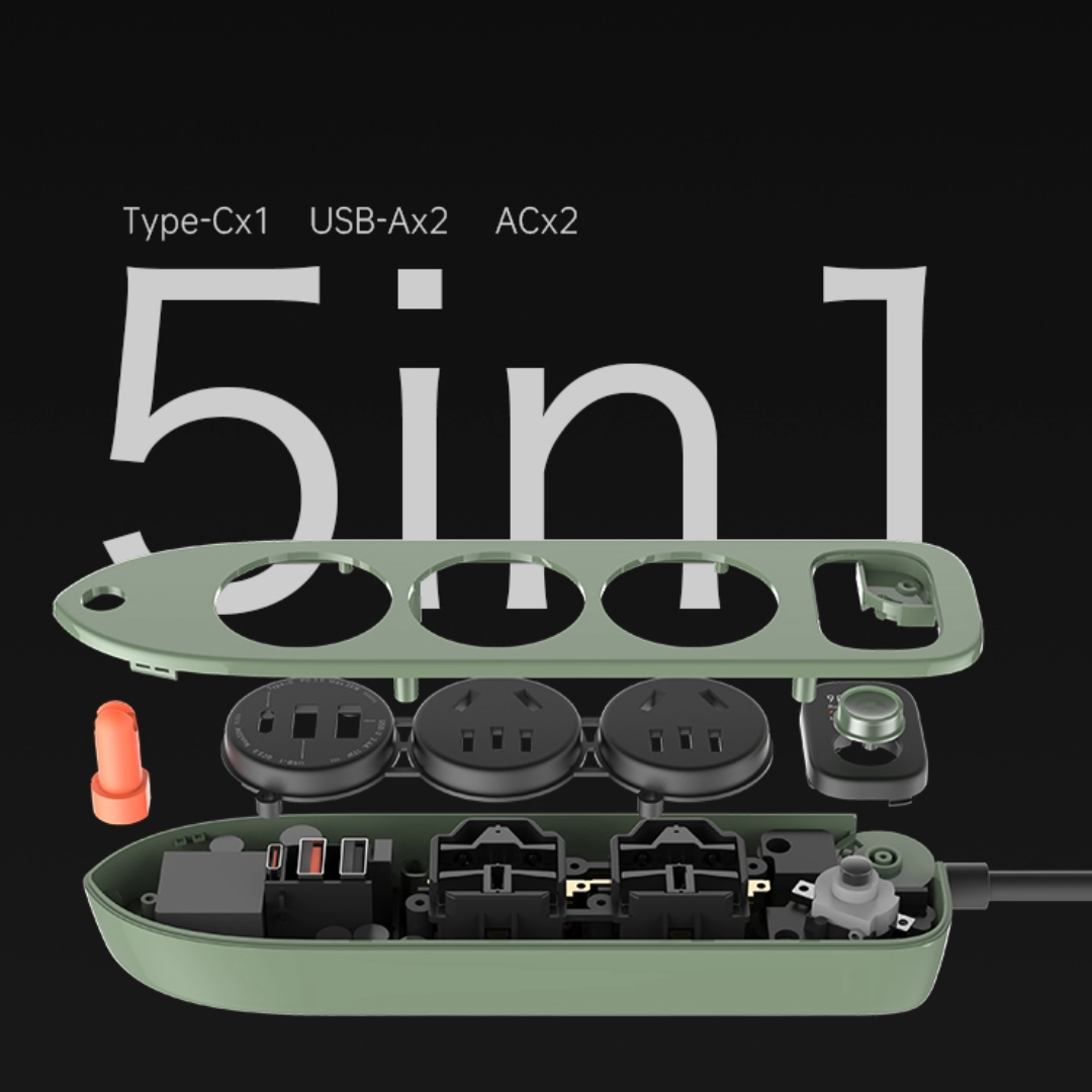 35W Fast Charging Desktop Power Strip