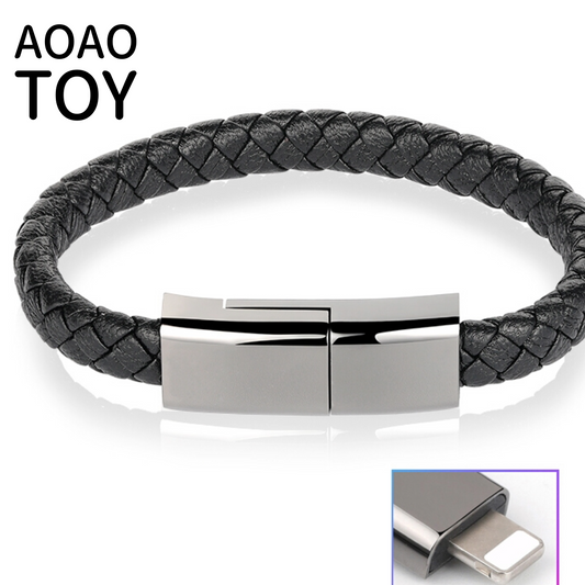 Data Cable:Creative Bracelet Power Bank (Short Cable)