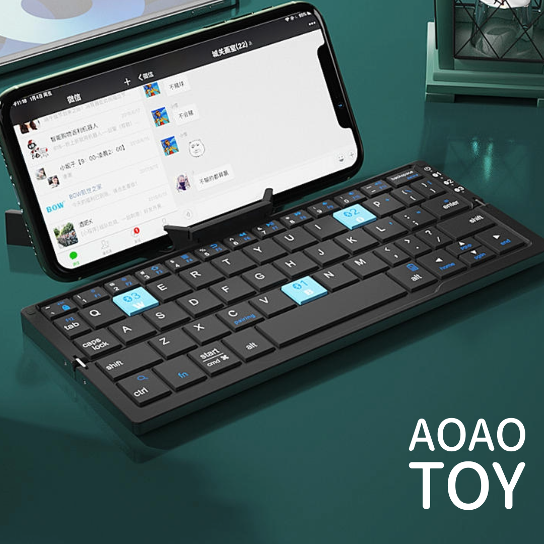 Bluetooth Keyboard：B.O.W HB199 Foldable