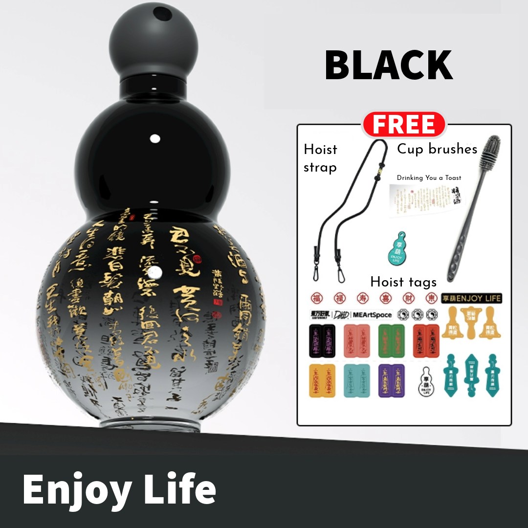 Black Myth Series: Handcrafted Ceramic Wukong Water Bottle – 900ml aoaotoy