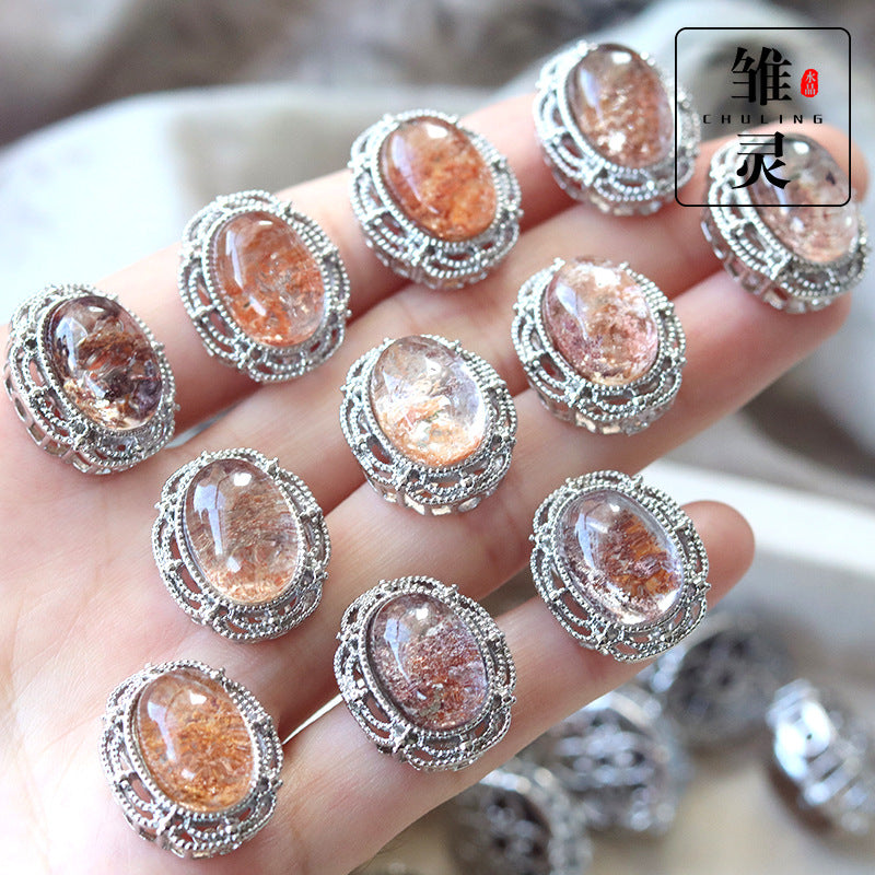 🌟【Little Red Book Trending】Natural Four Seasons Phantom & Green Phantom Crystal Magic Box DIY Charms • Wholesale - Aoao Toys