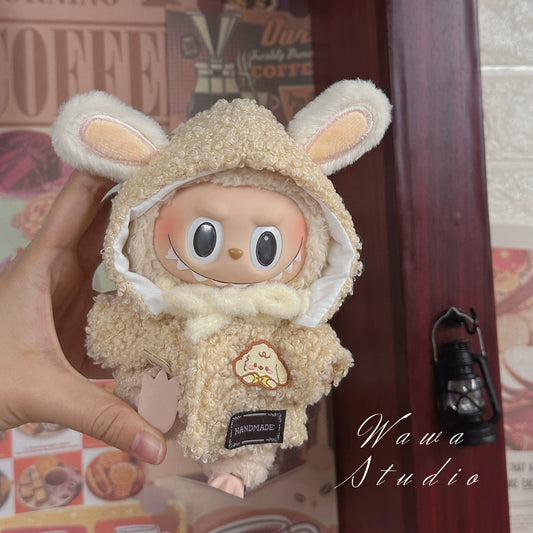 🌟 Macaron 10 Labubu Vinyl Doll Outfit | 10cm & 15cm Universal Fit for Labubu, Plush Dolls & Chiikawa