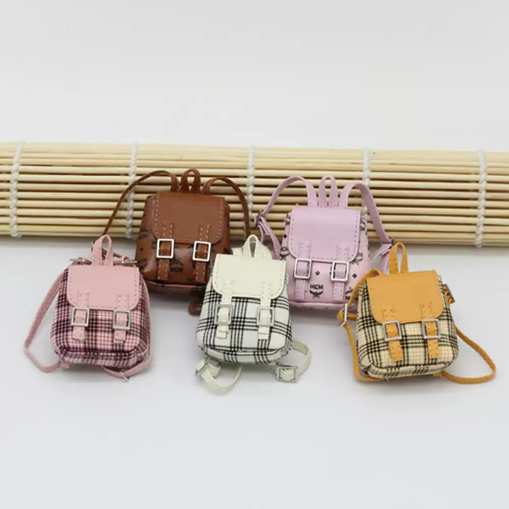 👔 Business Gentleman Style Doll Backpack for ob11/BJD (6/8/12 Points) Unisex • Multi-Pattern • Adjustable for Labubu & More