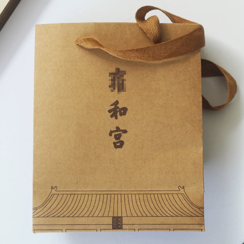 🌟**【Crowdfunding Exclusive】** Yonghegong Style Incense Ash Glazed Bracelet・Gold Foil 三通 Design 🌟 Aoao Toys