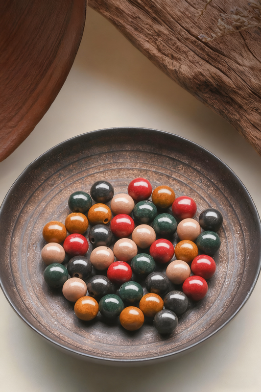 Shangfeng Five Elements Incense Beads | Aged Agarwood Sandalwood | 12mm (0.47") Aoao Toys