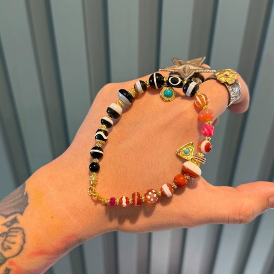 Tibetan Multi-Treasure Handstring • Ancient Bead Fusion Aoao Toys