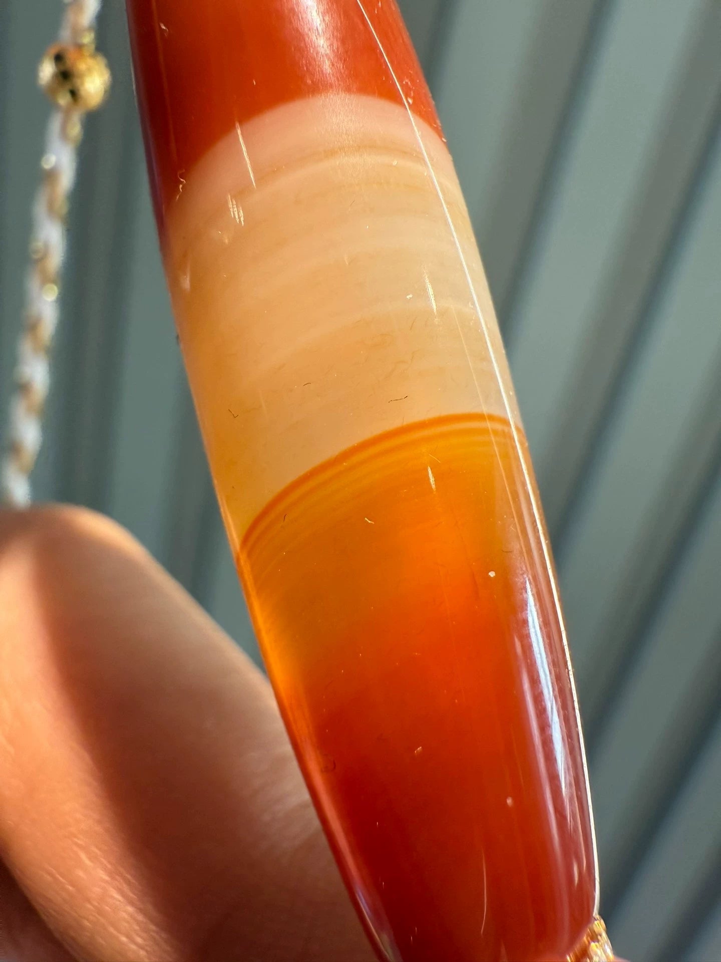 Rare Red One-Line Medicine Master Agate Necklace • Cross-Civilization Fusion Aoao Toys