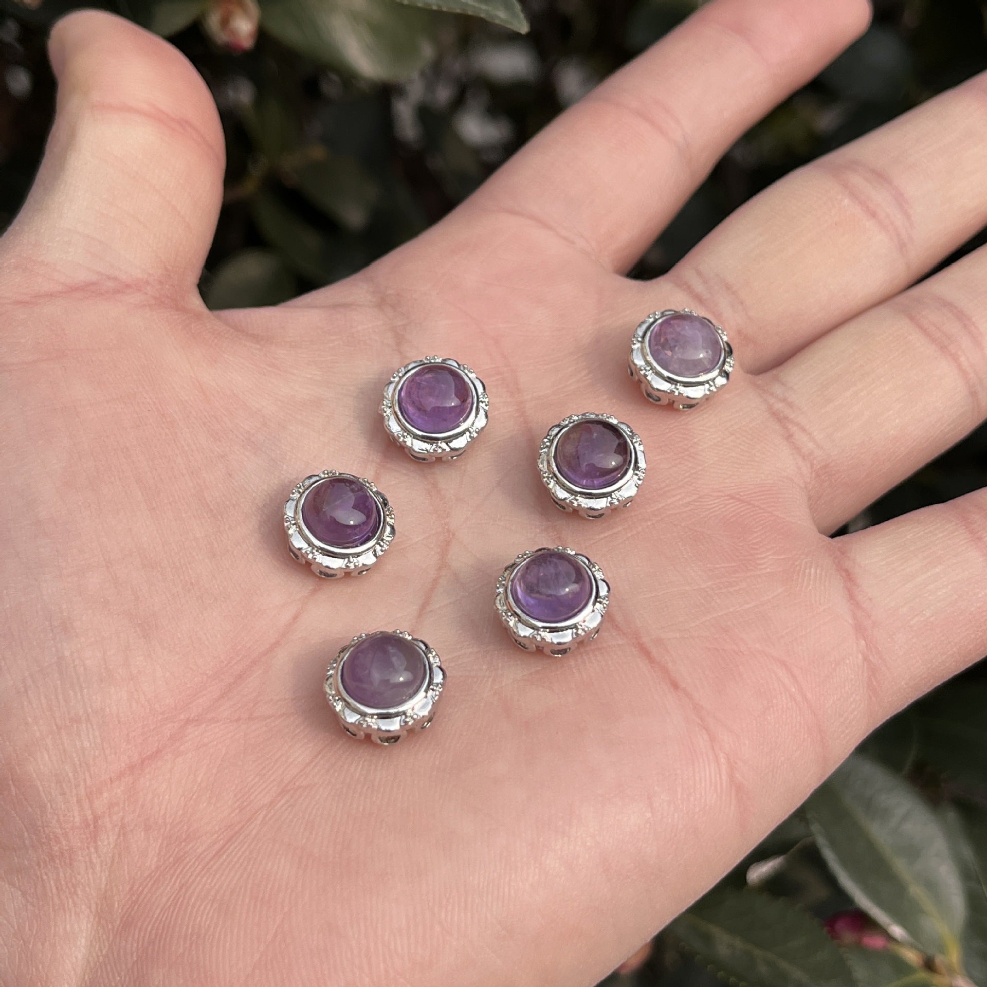 🌟【Wholesale Natural Amethyst Magic Box Charms】Bestselling DIY Semi-Finished Accessories for Bracelets & Necklaces - Aoao Toys