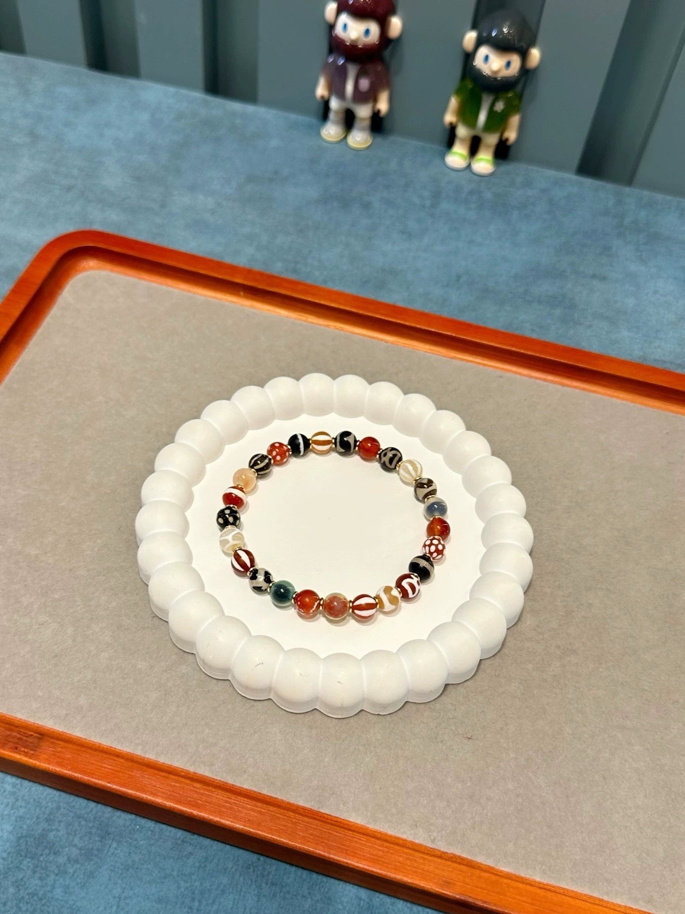 Ancient Multi-Treasure Agate Necklace • Double-Layer Tibetan Style Aoao Toys