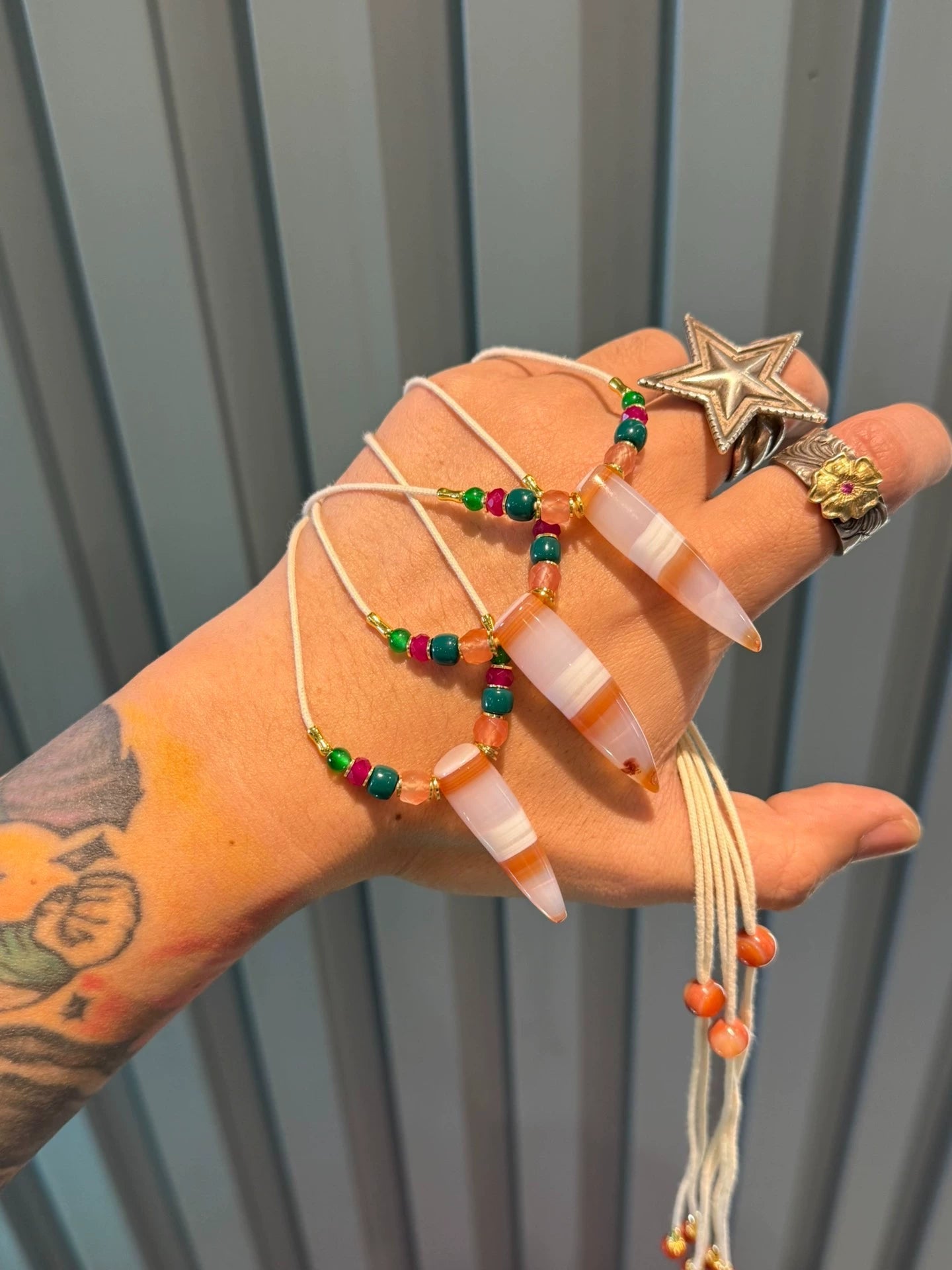 Tibetan Sardonyx Horn Bead Necklace • Cultural Fusion Masterpiece Aoao Toys