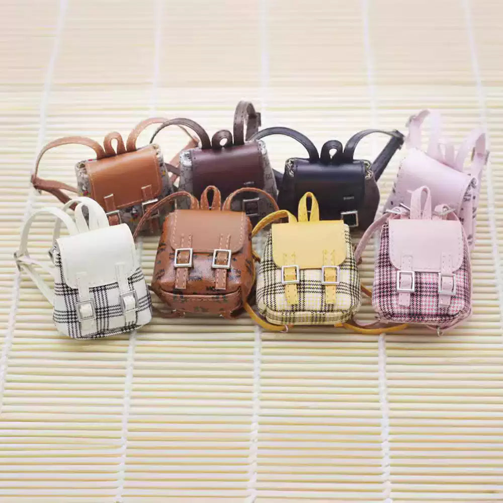👔 Business Gentleman Style Doll Backpack for ob11/BJD (6/8/12 Points) Unisex • Multi-Pattern • Adjustable for Labubu & More