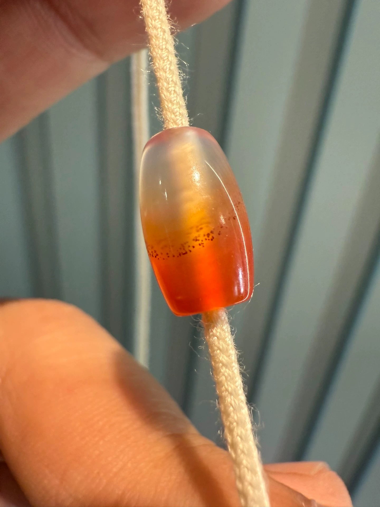 Rare Red One-Line Medicine Master Agate Necklace • Cross-Civilization Fusion Aoao Toys