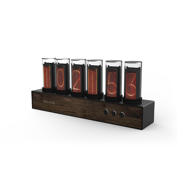 Gixie RGB Nixie Tube Clock - Steampunk Creative Home Decor Alarm Clock