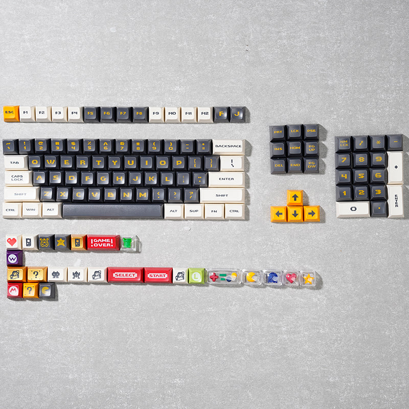 Video Game Keycaps – Unique 3D Design for 75 and 98 Keyboards