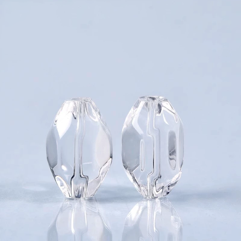 🌟【DIY Crystal Accessory】12mm Clear Quartz Bead • Handcrafted Natural Gemstone for Jewelry Making - Aoao Toys
