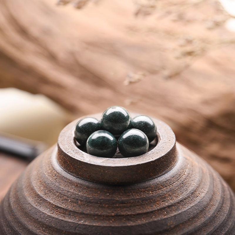 Shangfeng Five Elements Incense Beads | Natural Agarwood & Sandalwood DIY Beads (0.24" · 0.31" · 0.55") Aoao Toys
