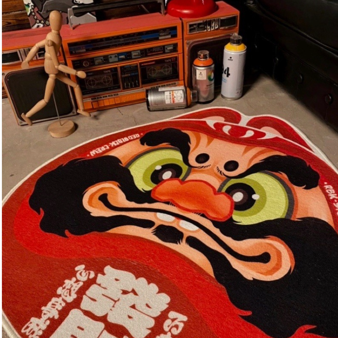 Damo TWO (Rabbit) Rug – Original Designer Illustration Aoao Toys