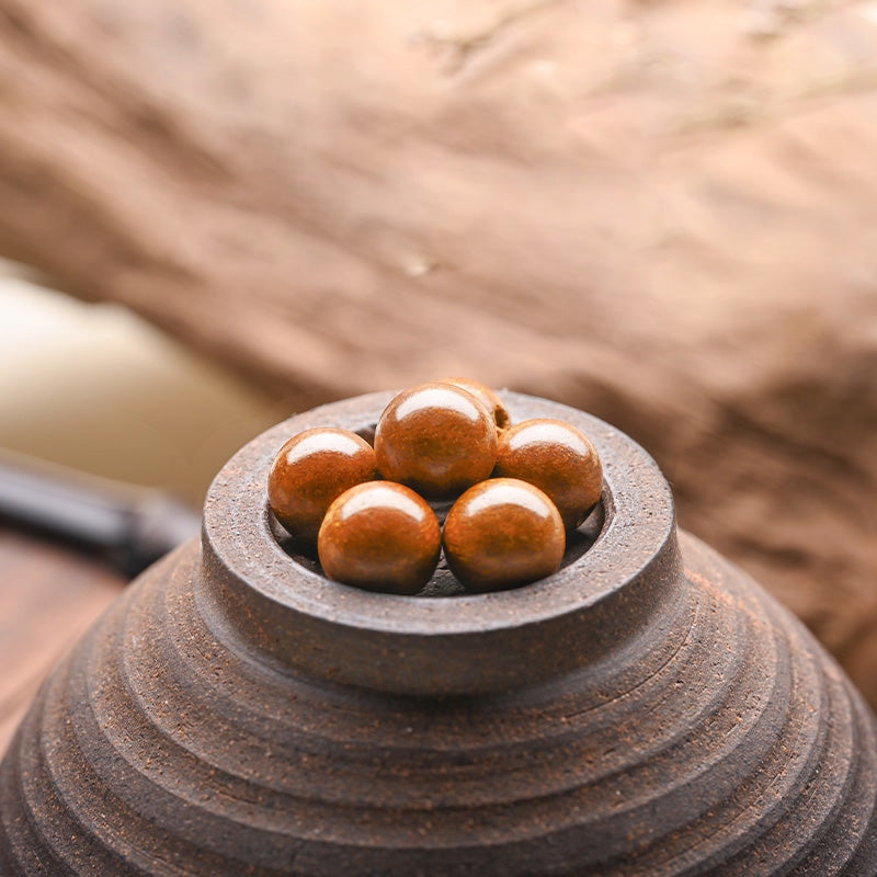 Shangfeng Five Elements Incense Beads | Aged Agarwood Sandalwood | 10mm (0.39") Aoao Toys