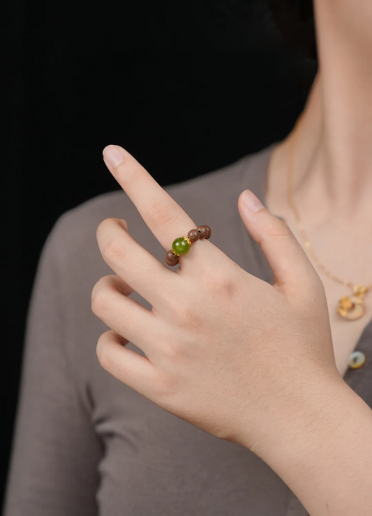 Handmade Incense Bead Ring – Oriental Heritage Jewelry Aoao Toys